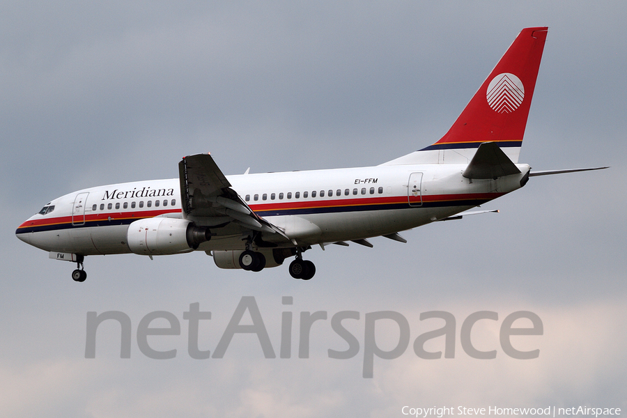 Meridiana Boeing 737-73S (EI-FFM) | Photo 110012
