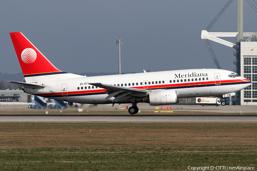 Meridiana Boeing 737-73S (EI-FFM) | Photo 152861