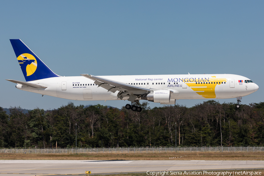 MIAT Mongolian Airlines Boeing 767-3BG(ER) (EI-FGN) | Photo 333425