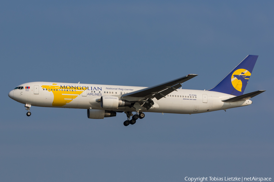 MIAT Mongolian Airlines Boeing 767-3BG(ER) (EI-FGN) | Photo 383123