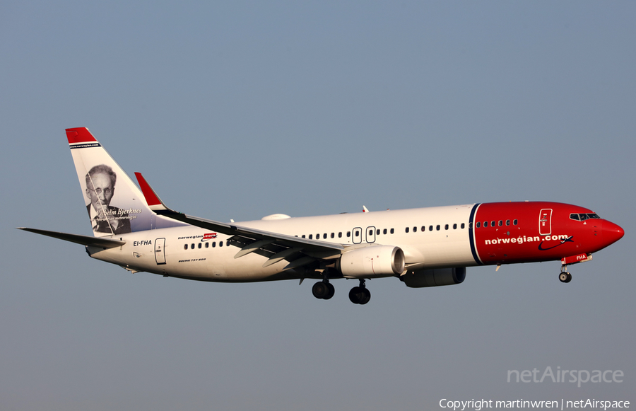 Norwegian Air International Boeing 737-8JP (EI-FHA) | Photo 224622