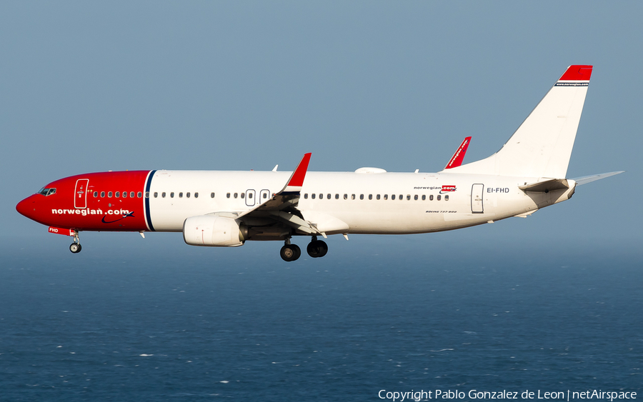 Norwegian Air International Boeing 737-8JP (EI-FHD) | Photo 336518