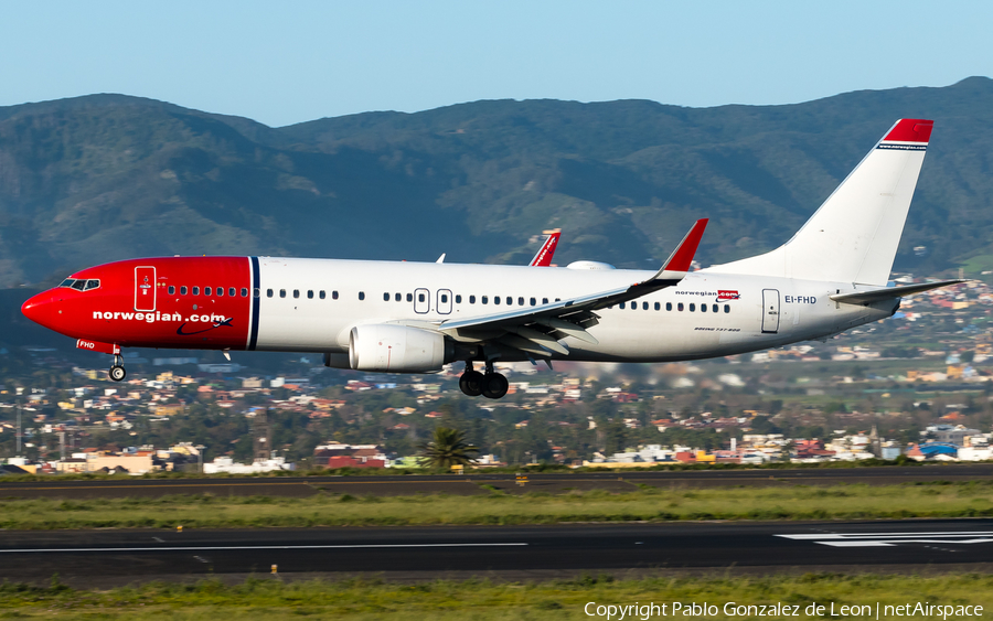 Norwegian Air International Boeing 737-8JP (EI-FHD) | Photo 336519