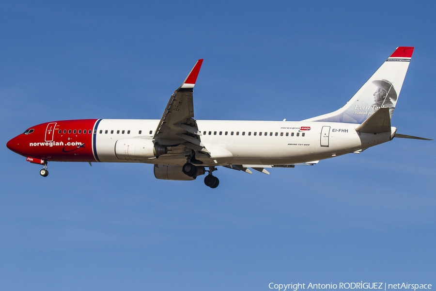 Norwegian Air International Boeing 737-8FZ (EI-FHH) | Photo 162809