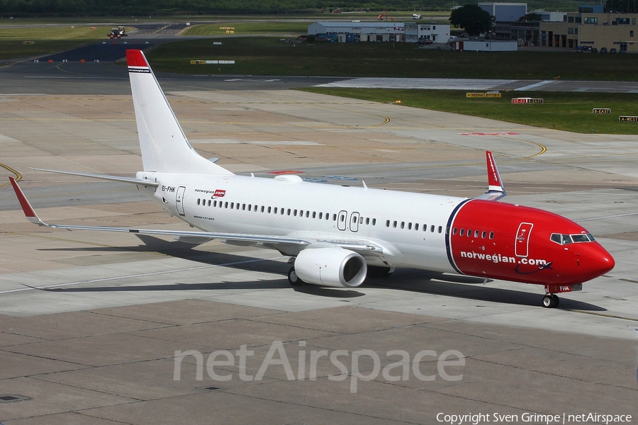 Norwegian Air Shuttle Boeing 737-8JP (EI-FHK) | Photo 111270