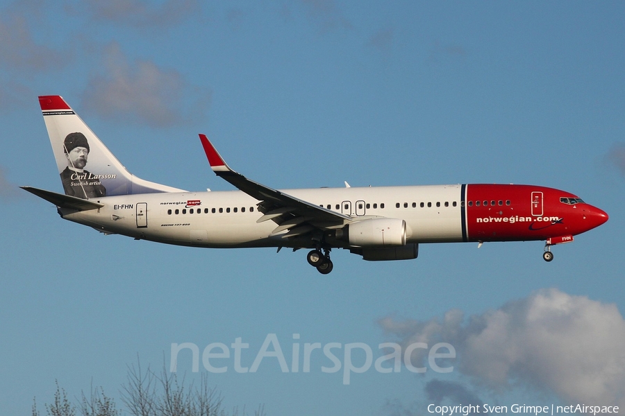 Norwegian Air International Boeing 737-8JP (EI-FHN) | Photo 105782