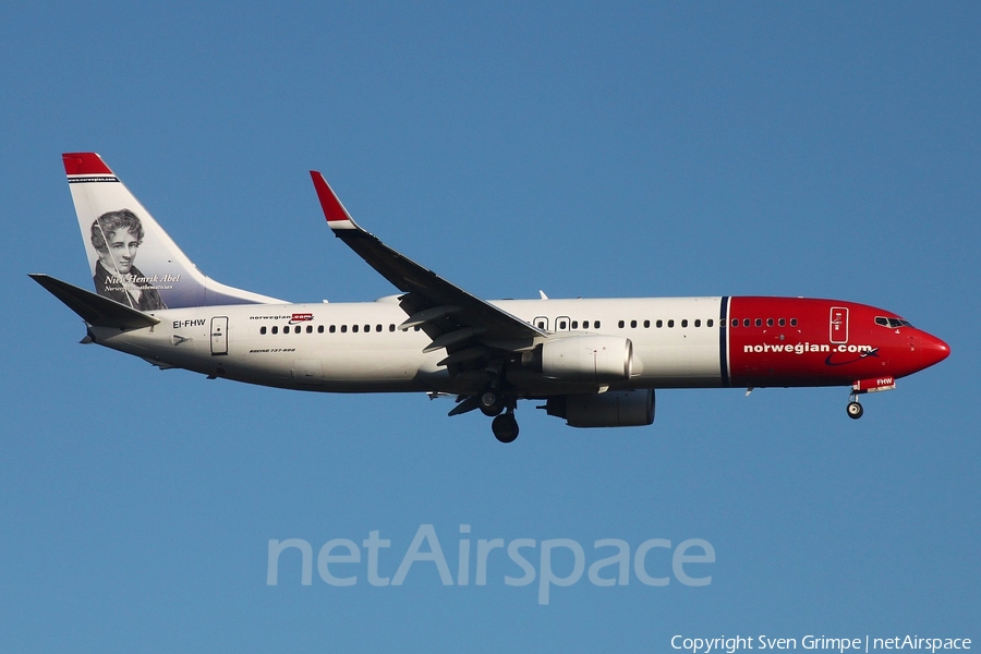 Norwegian Air International Boeing 737-8JP (EI-FHW) | Photo 106106