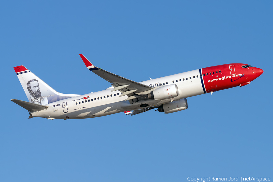 Norwegian Air International Boeing 737-8JP (EI-FHX) | Photo 314067