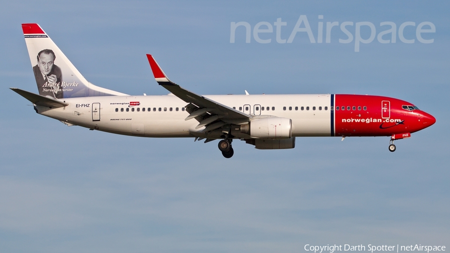 Norwegian Air International Boeing 737-8JP (EI-FHZ) | Photo 167298