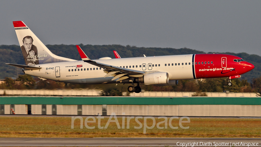 Norwegian Air International Boeing 737-8JP (EI-FHZ) | Photo 324384