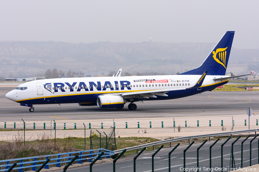 Ryanair Boeing 737-8AS (EI-FIH) | Photo 511708