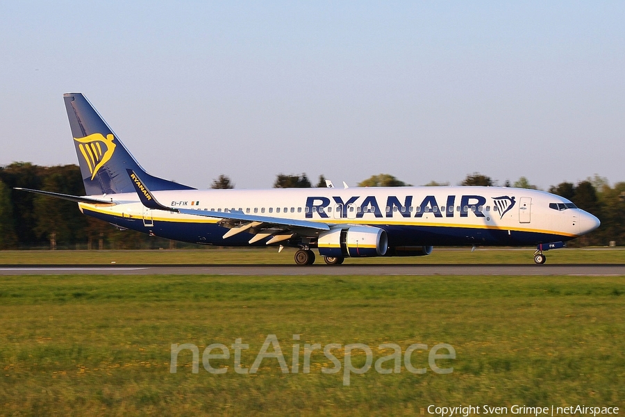 Ryanair Boeing 737-8AS (EI-FIK) | Photo 107734