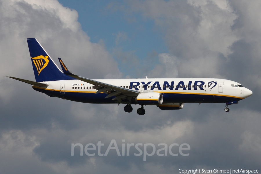 Ryanair Boeing 737-8AS (EI-FIK) | Photo 111441
