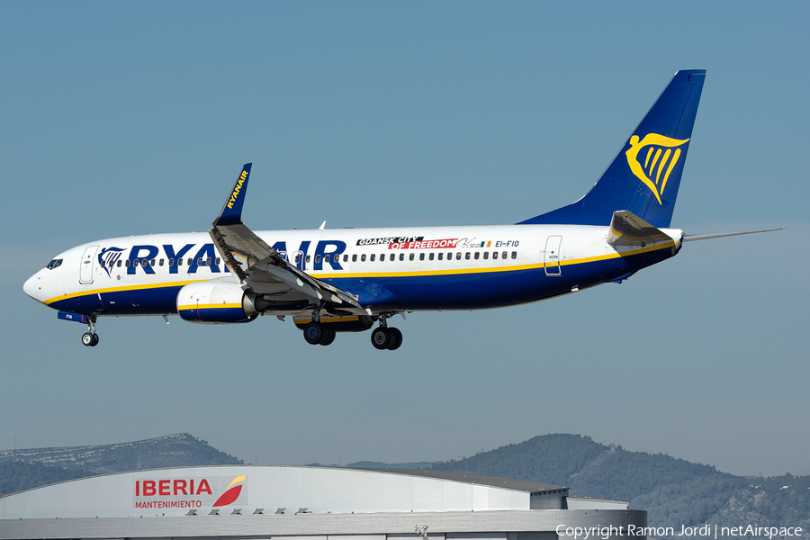 Ryanair Boeing 737-8AS (EI-FIO) | Photo 378786