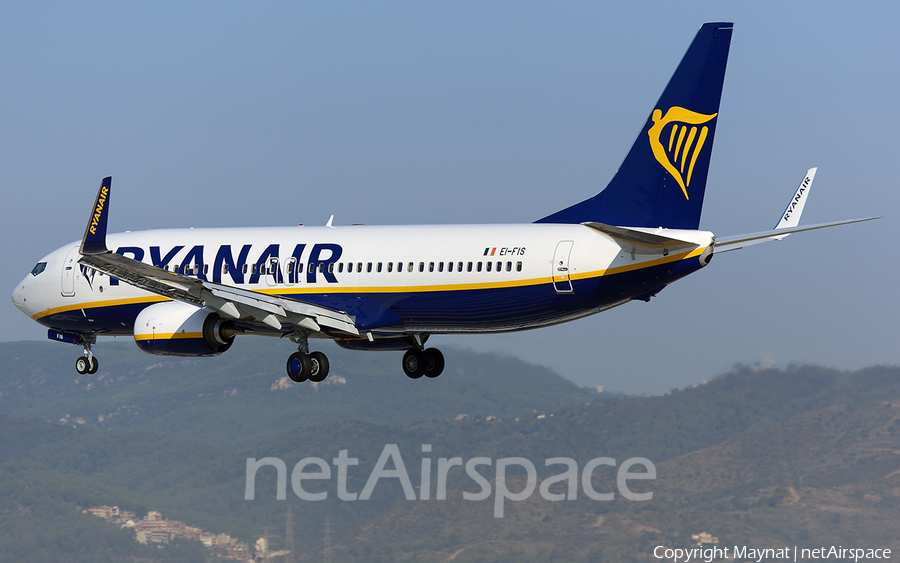 Ryanair Boeing 737-8AS (EI-FIS) | Photo 292353