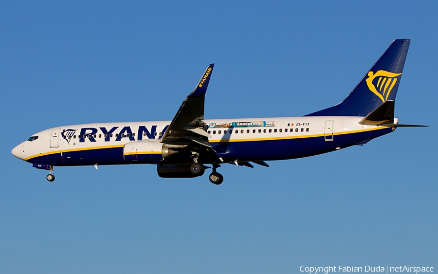 Ryanair Boeing 737-8AS (EI-FIT) | Photo 294496