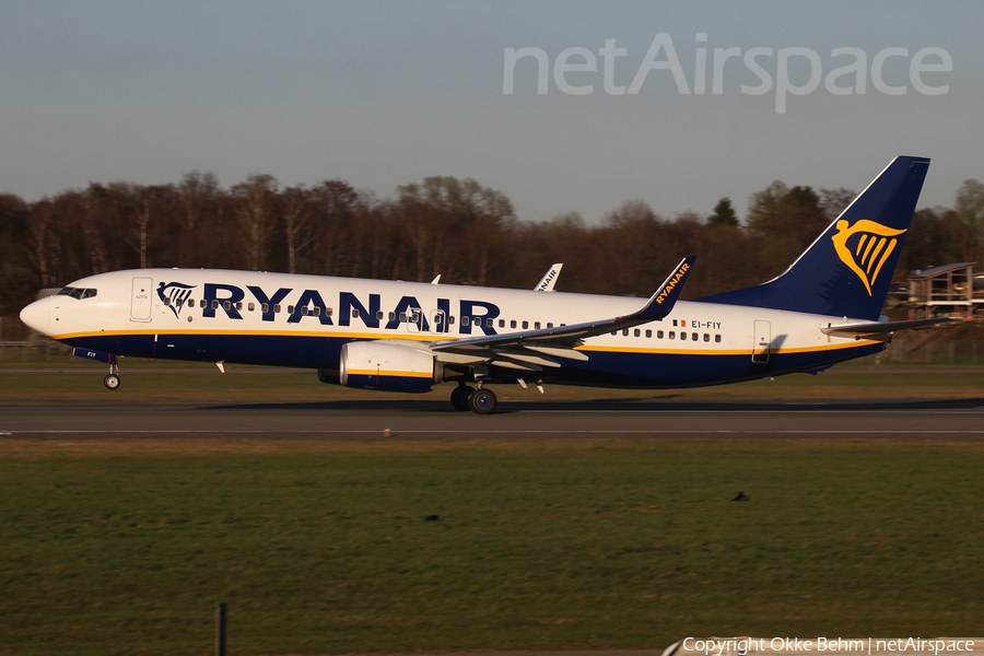 Ryanair Boeing 737-8AS (EI-FIY) | Photo 157944