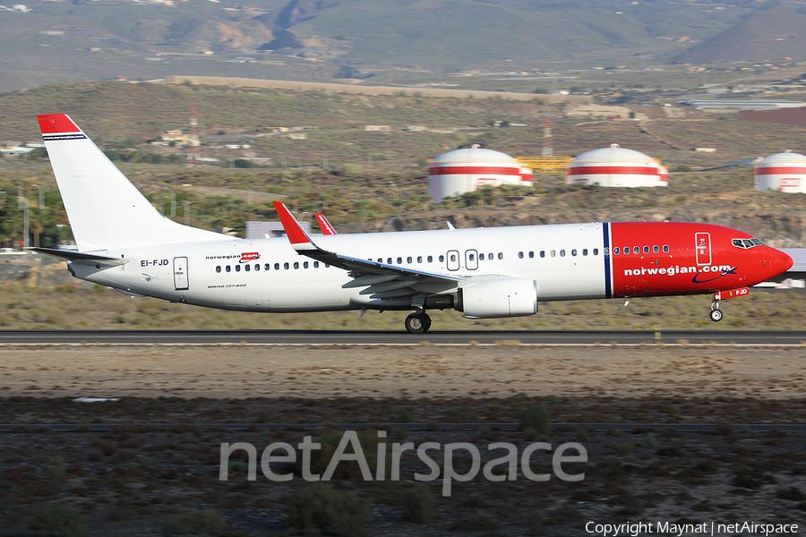 Norwegian Air International Boeing 737-8JP (EI-FJD) | Photo 376500