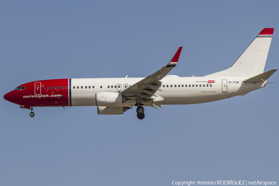 Norwegian Air International Boeing 737-8JP (EI-FJK) | Photo 149381