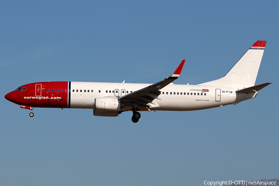 Norwegian Air International Boeing 737-8JP (EI-FJM) | Photo 353733