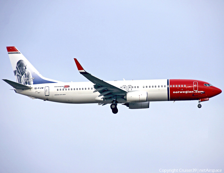 Norwegian Air International Boeing 737-8JP (EI-FJW) | Photo 205757