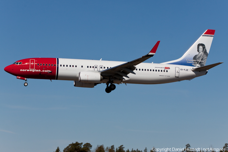 Norwegian Air International Boeing 737-8JP (EI-FJZ) | Photo 422101