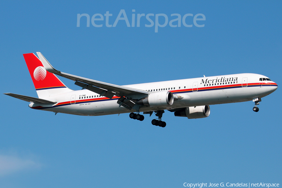 Meridiana Boeing 767-304(ER) (EI-FMR) | Photo 180056