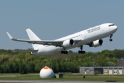 Meridiana Boeing 767-304(ER) (EI-FMR) at  Rostock-Laage, Germany