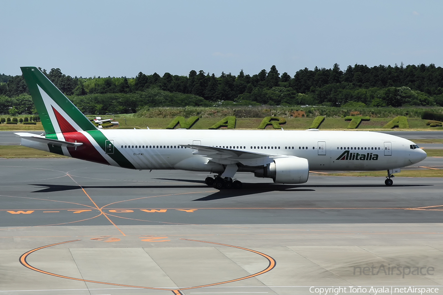 Alitalia Boeing 777-2Q8(ER) (EI-FNI) | Photo 457743