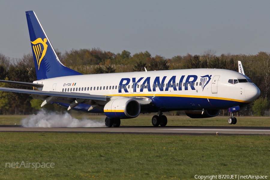 Ryanair Boeing 737-8AS (EI-FOA) | Photo 315346