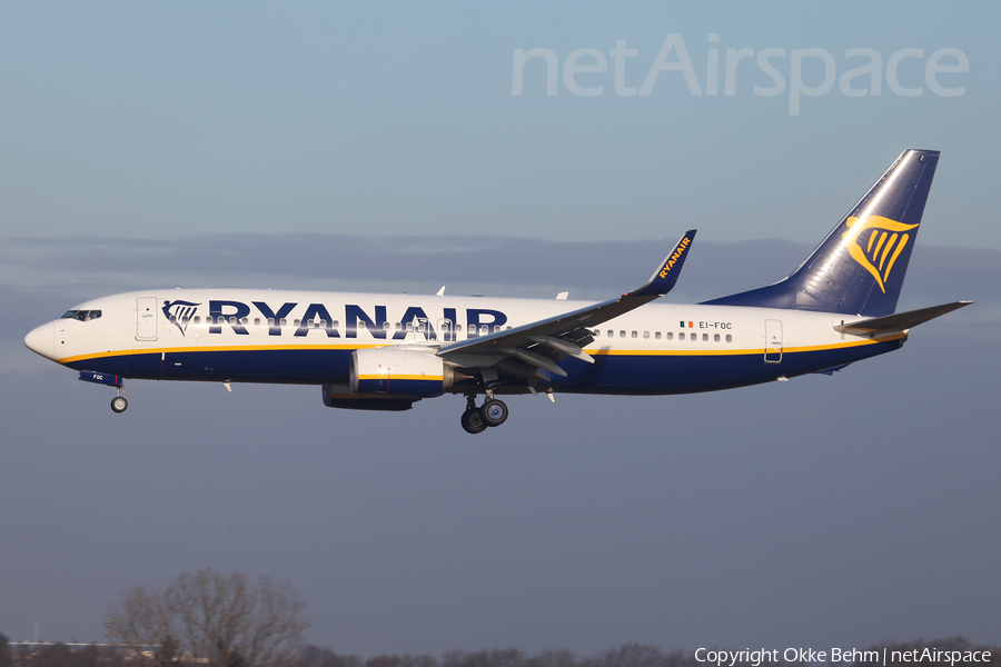 Ryanair Boeing 737-8AS (EI-FOC) | Photo 146133