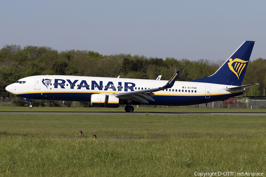 Ryanair Boeing 737-8AS (EI-FOD) | Photo 556370