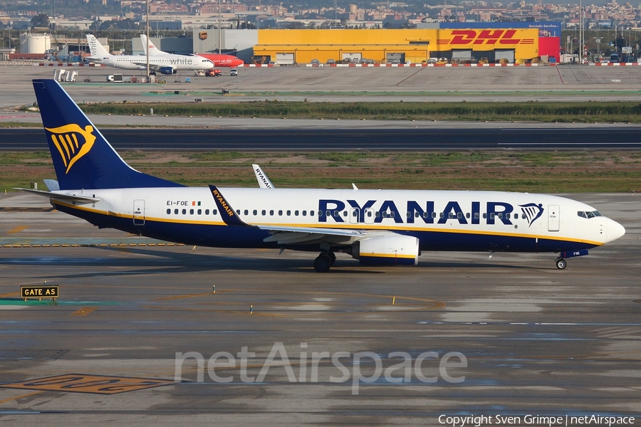 Ryanair Boeing 737-8AS (EI-FOE) | Photo 155628