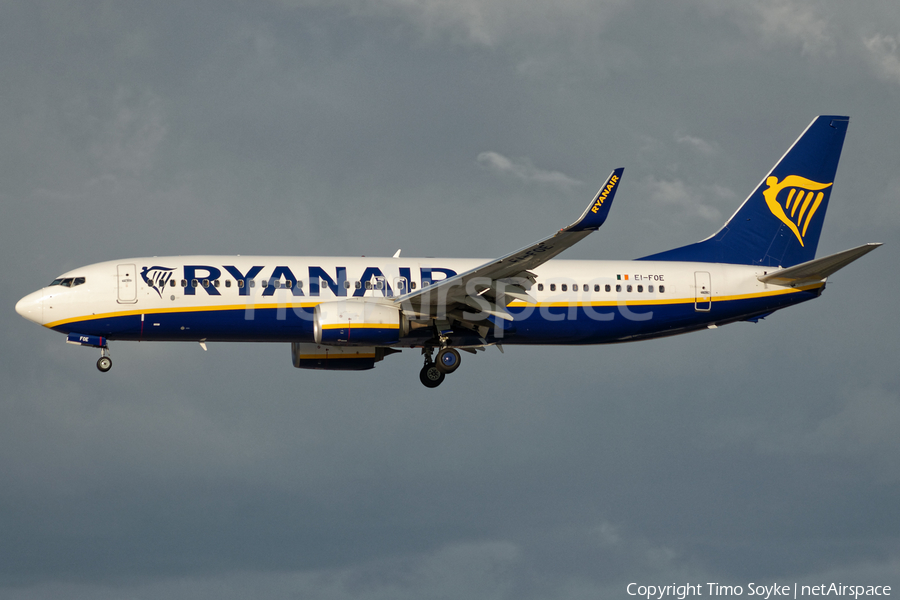Ryanair Boeing 737-8AS (EI-FOE) | Photo 345422