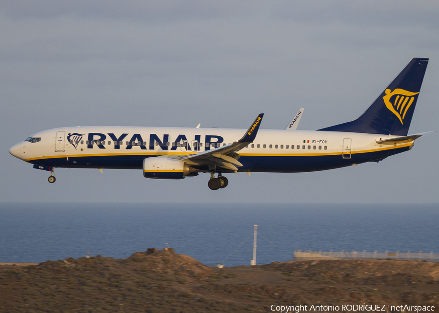 Ryanair Boeing 737-8AS (EI-FOH) | Photo 299115