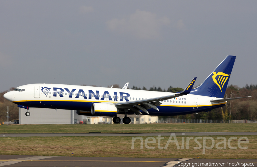 Ryanair Boeing 737-8AS (EI-FOI) | Photo 307634