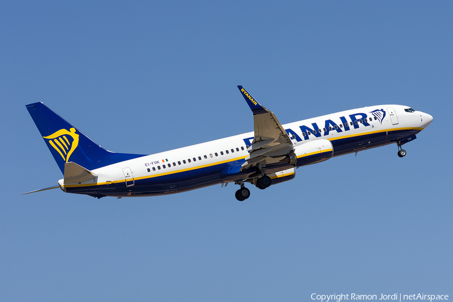 Ryanair Boeing 737-8AS (EI-FOK) | Photo 386033