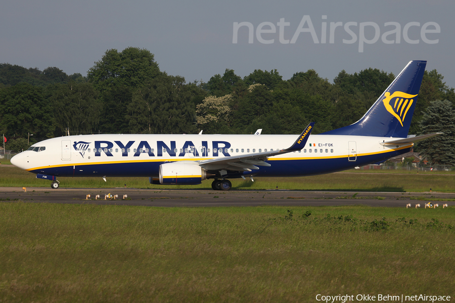 Ryanair Boeing 737-8AS (EI-FOK) | Photo 116331