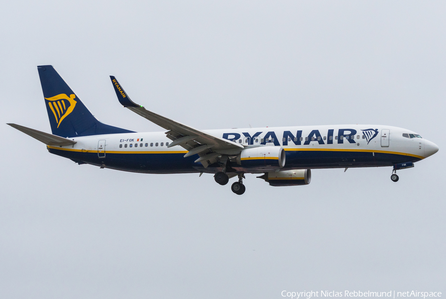 Ryanair Boeing 737-8AS (EI-FOK) | Photo 298283