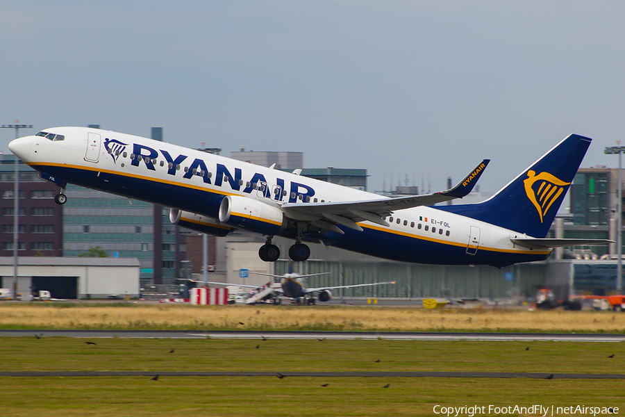 Ryanair Boeing 737-8AS (EI-FOL) | Photo 148034