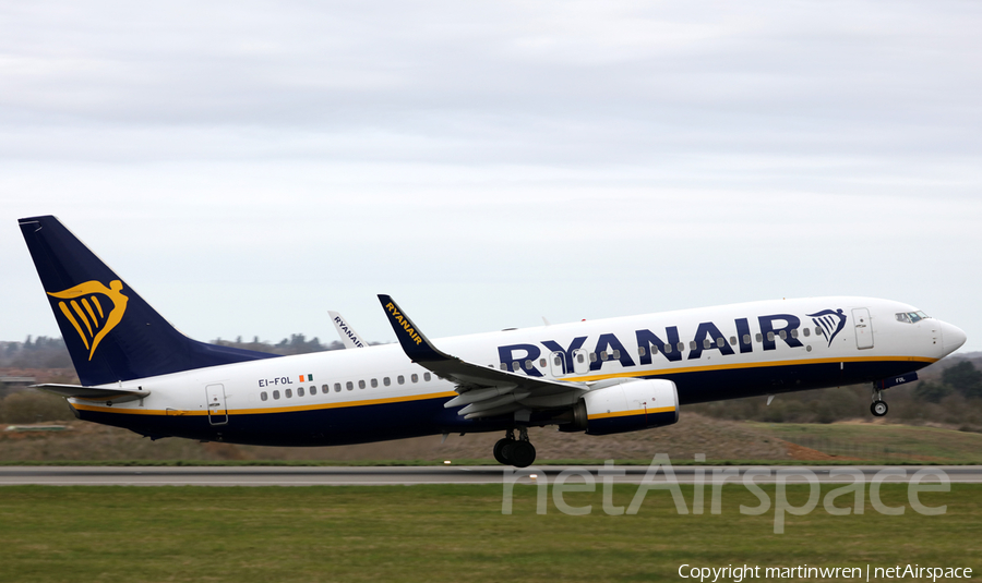 Ryanair Boeing 737-8AS (EI-FOL) | Photo 306064