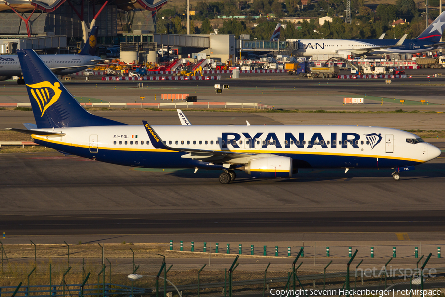 Ryanair Boeing 737-8AS (EI-FOL) | Photo 217057