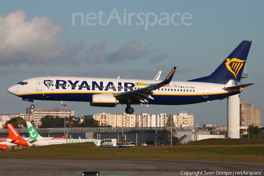 Ryanair Boeing 737-8AS (EI-FOV) | Photo 315209