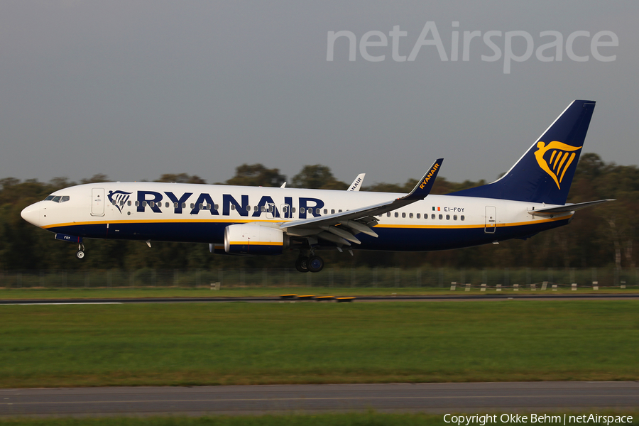 Ryanair Boeing 737-8AS (EI-FOY) | Photo 126187