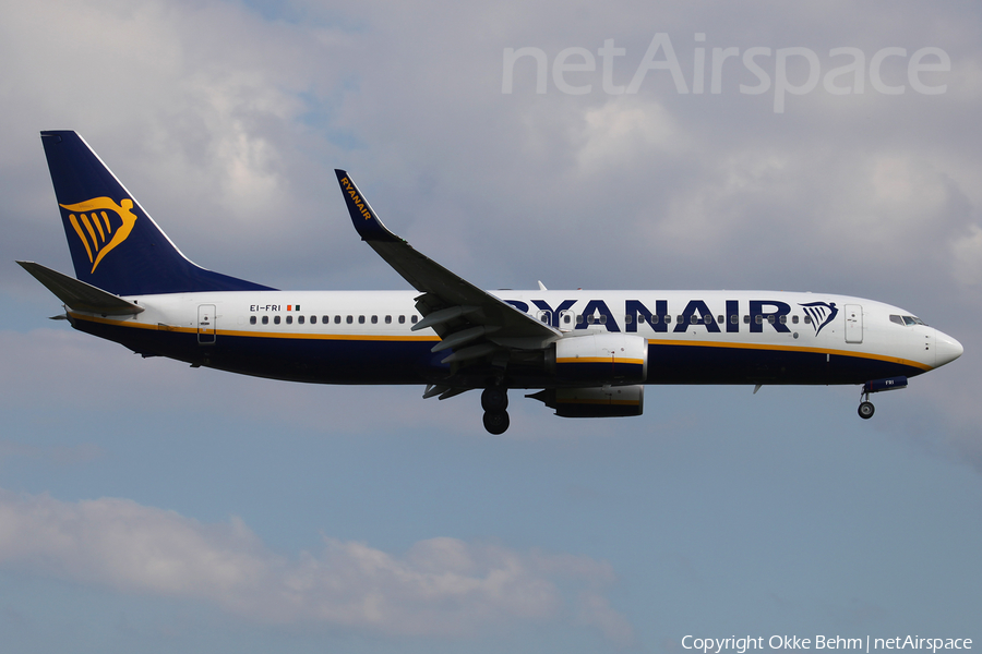 Ryanair Boeing 737-8AS (EI-FRI) | Photo 176795