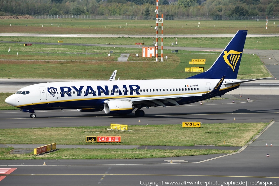 Ryanair Boeing 737-8AS (EI-FRK) | Photo 408189