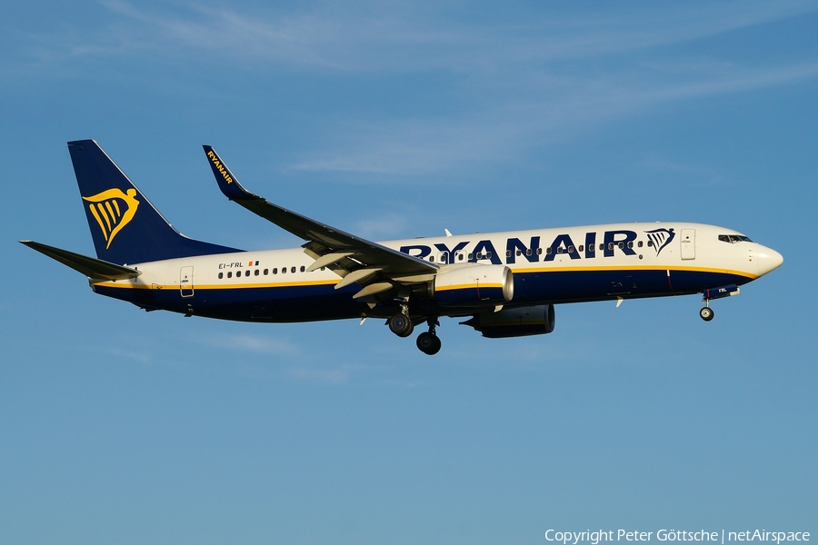 Ryanair Boeing 737-8AS (EI-FRL) | Photo 117176