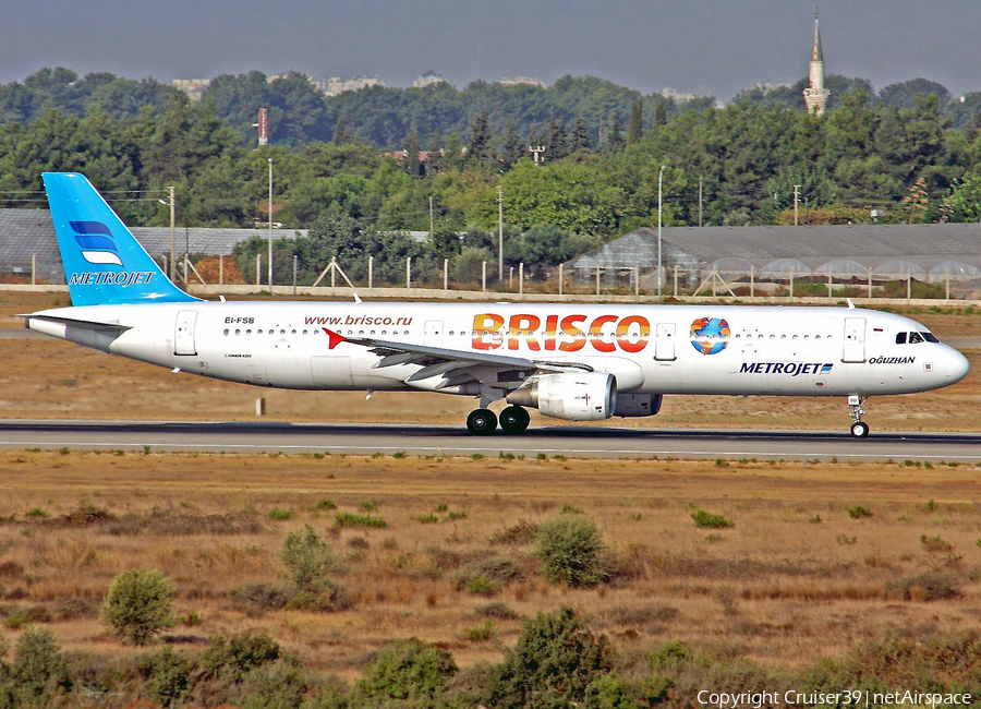 Metrojet (Kolavia) Airbus A321-211 (EI-FSB) | Photo 134994