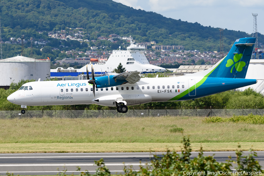 Aer Lingus Regional ATR 72-600 (EI-FSK) | Photo 518000