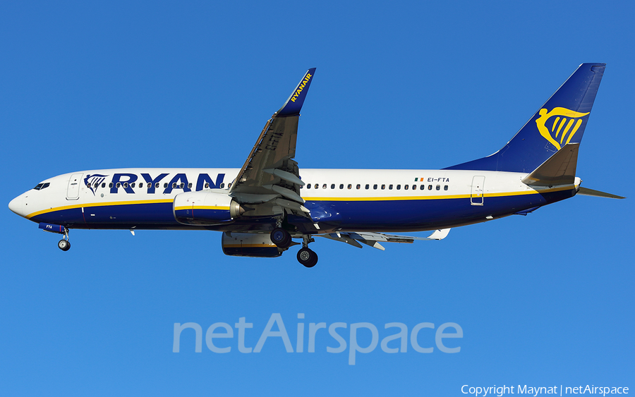 Ryanair Boeing 737-8AS (EI-FTA) | Photo 326692